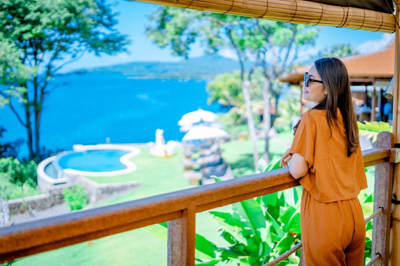 Отель Bali Cliff Glamping Seraya Экстерьер фото