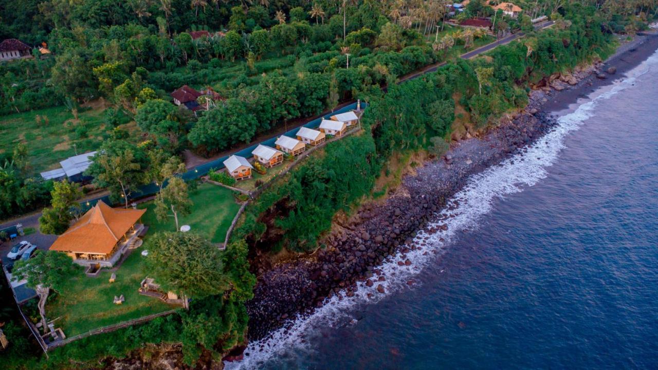 Отель Bali Cliff Glamping Seraya Экстерьер фото