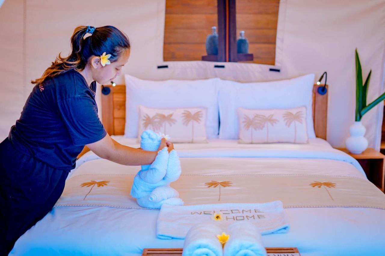 Отель Bali Cliff Glamping Seraya Экстерьер фото